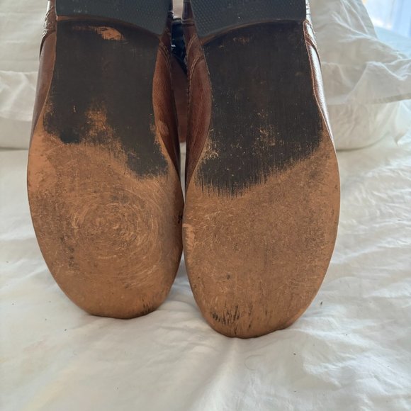 Woman's Skechers -Starship Side Zip Leather Combat Boots Size 9 Very Comfortable - Picture 11 of 14